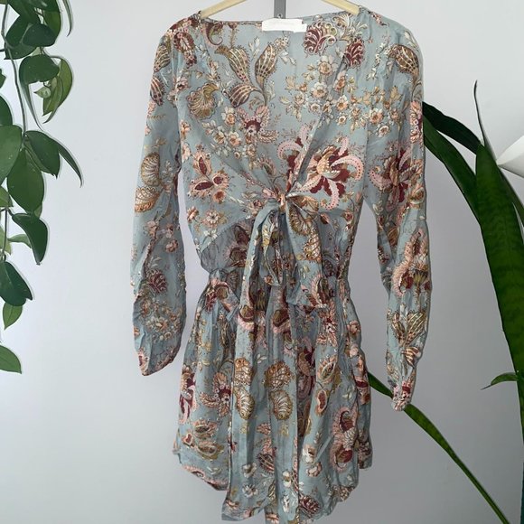 Zimmermann Pavilion Wrap Playsuit (0) - Picture 4 of 10